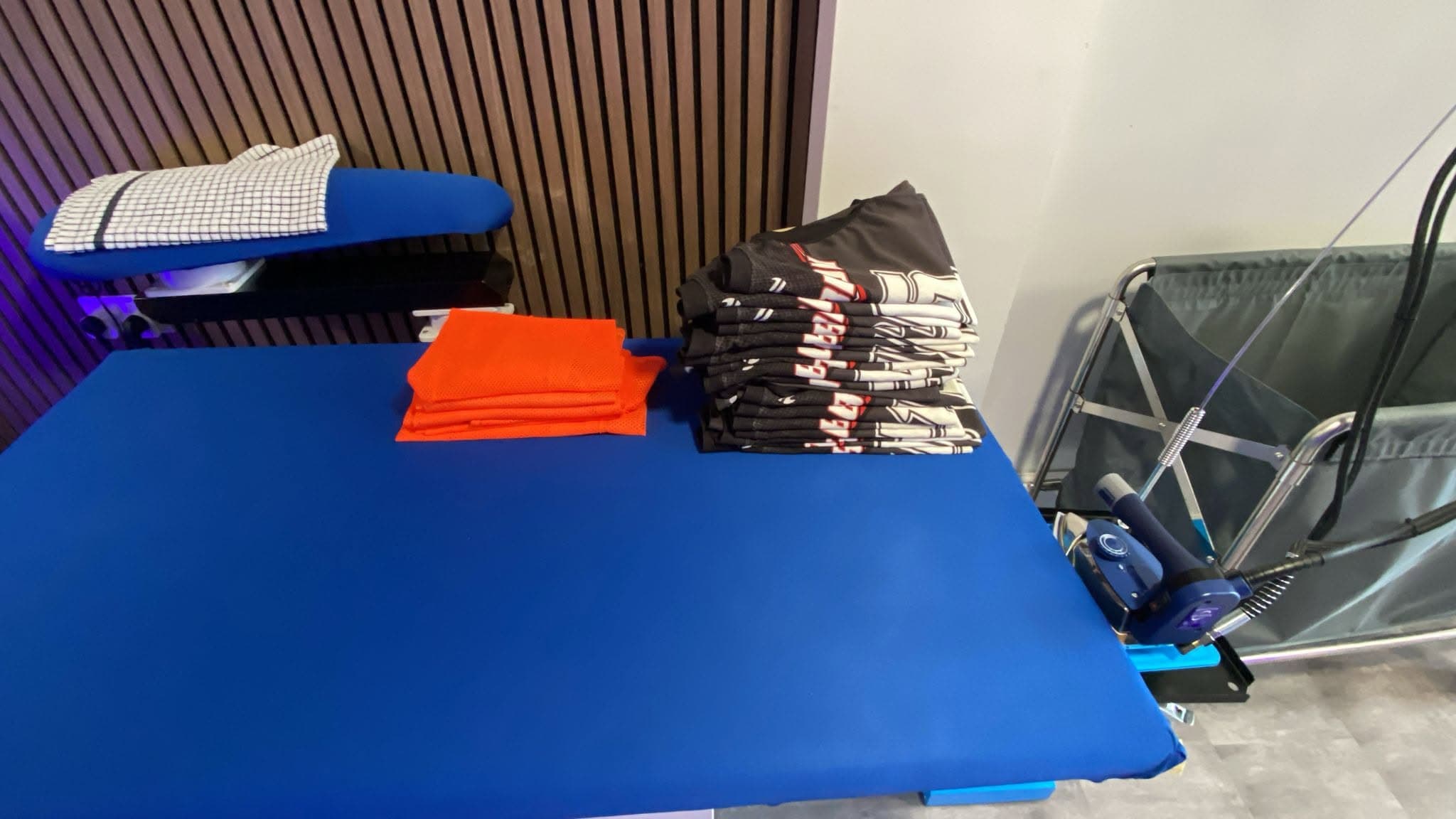 Football shirt professionally cleaned and pressed