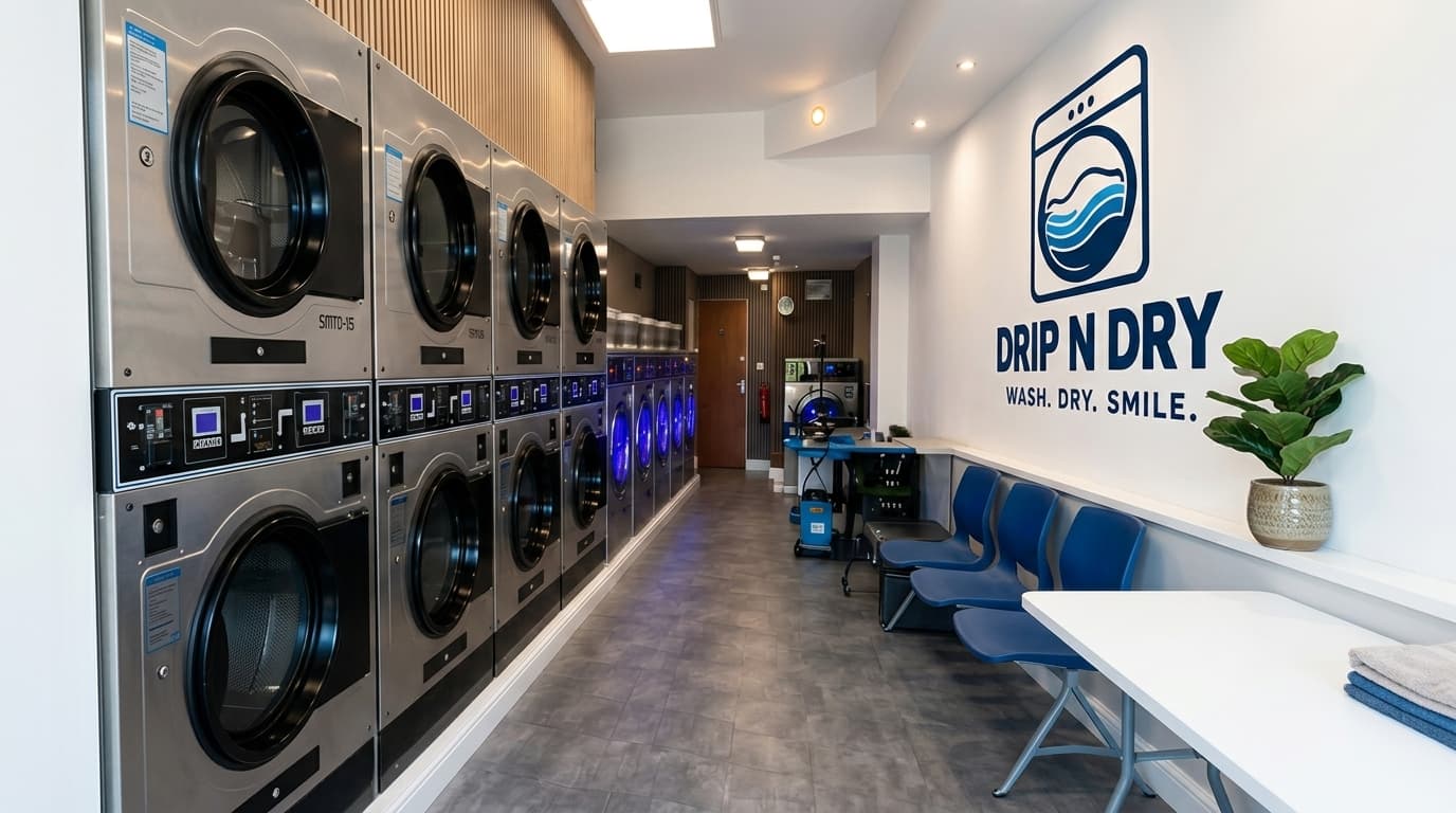 Drip N Dry Laundrette Keighley Interior